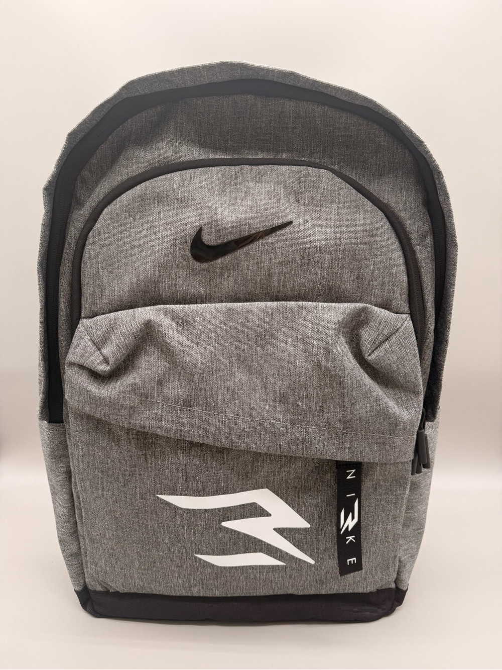 Nike Grey Heather Backpack with Front Pocket